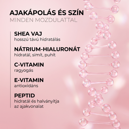 Hatóanyagok — peptid, hialuronsav, C-vitamin